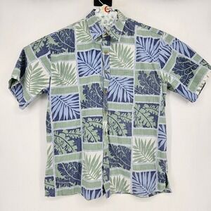 Cooke Street Shirt Mens Large Hawaiian Short Sleeve Button Up Floral Casual Tiki